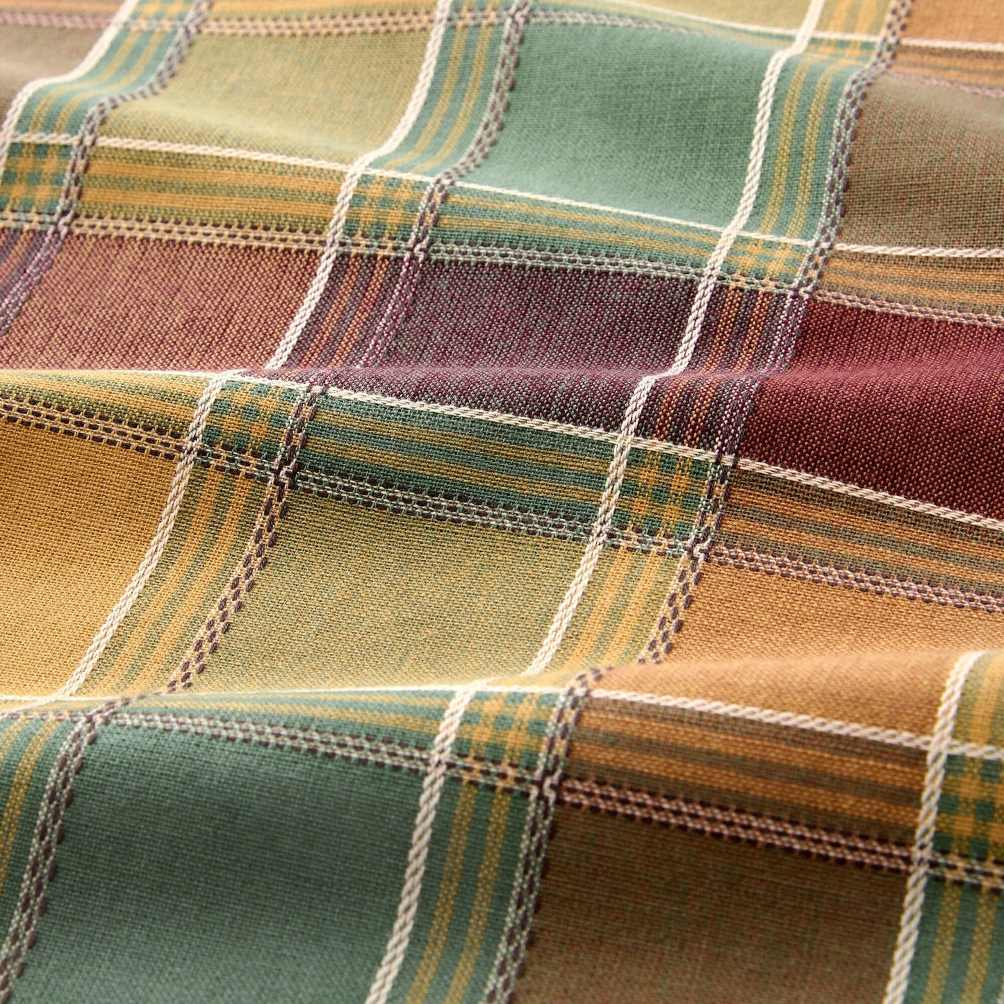 Autumn Acres Plaid Napkins, Set of 8