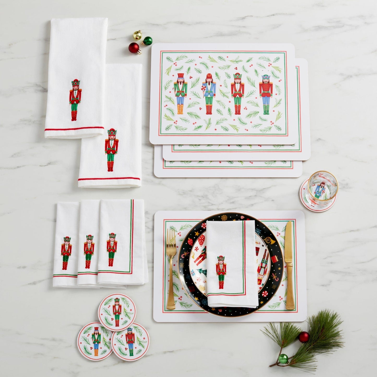 Lenox Bayberry Nutcracker Coasters, Set of 4