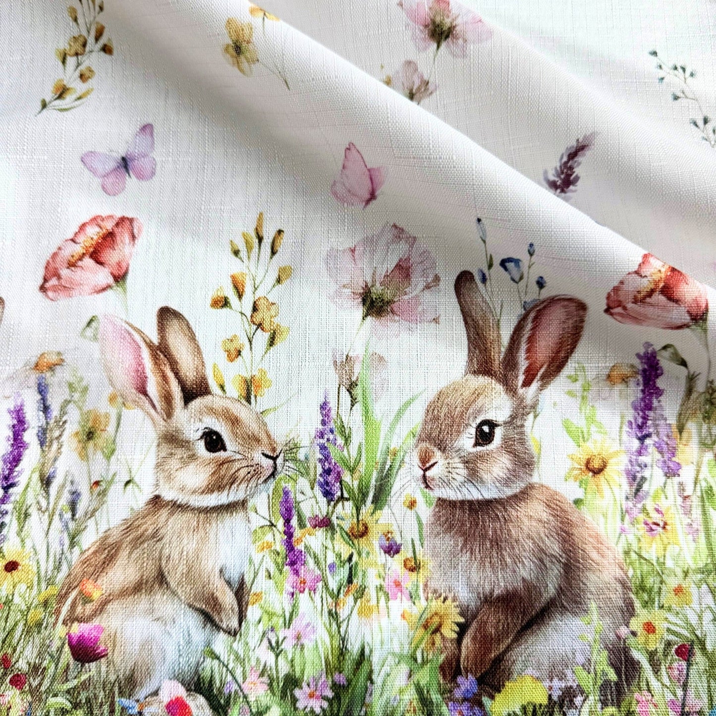 Bunny Blossom Easter Napkins, Set of 4