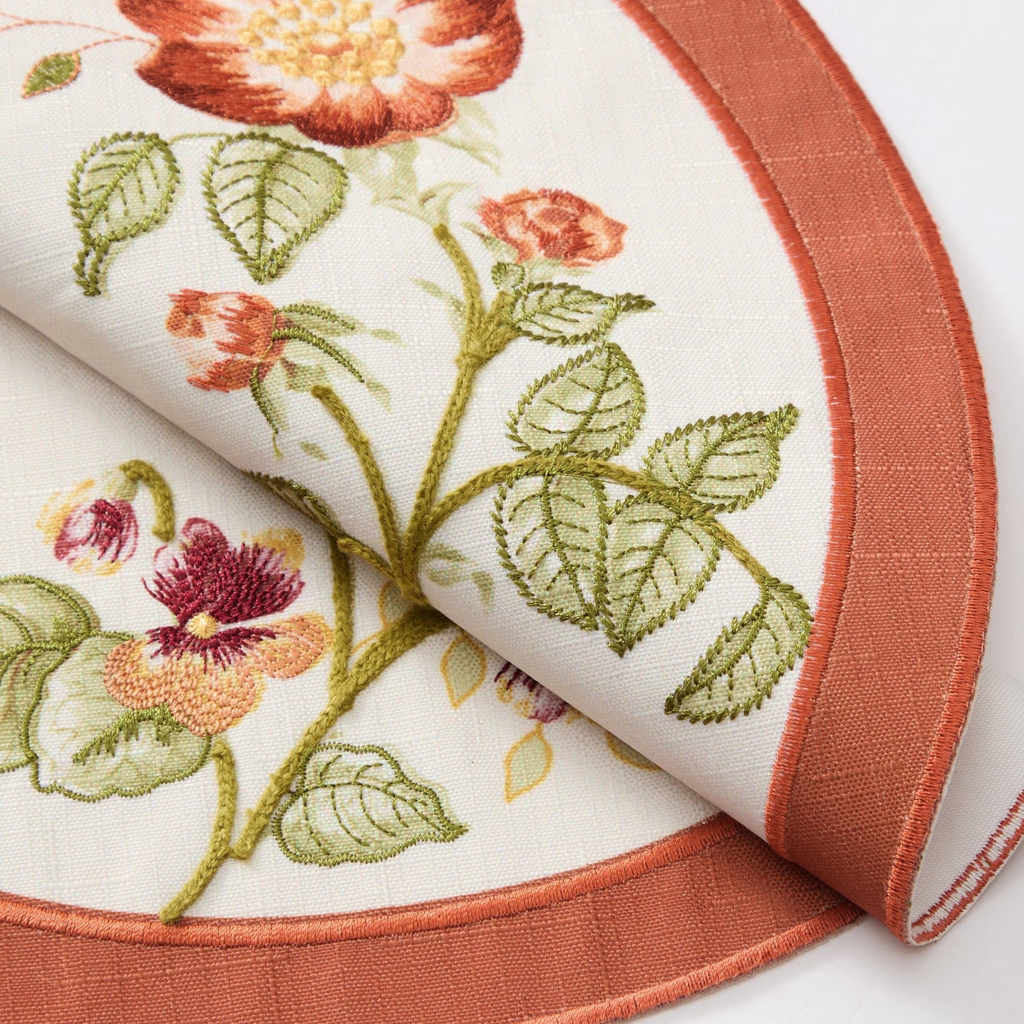 Lenox Butterfly Meadow Fall Embroidered Placemats, Set of 4