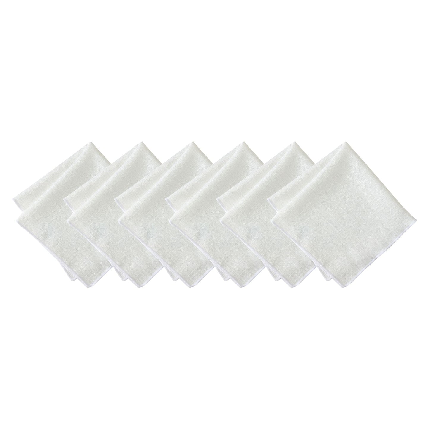 Villeroy & Boch Classic Embroidered Border Napkins, Set of 6