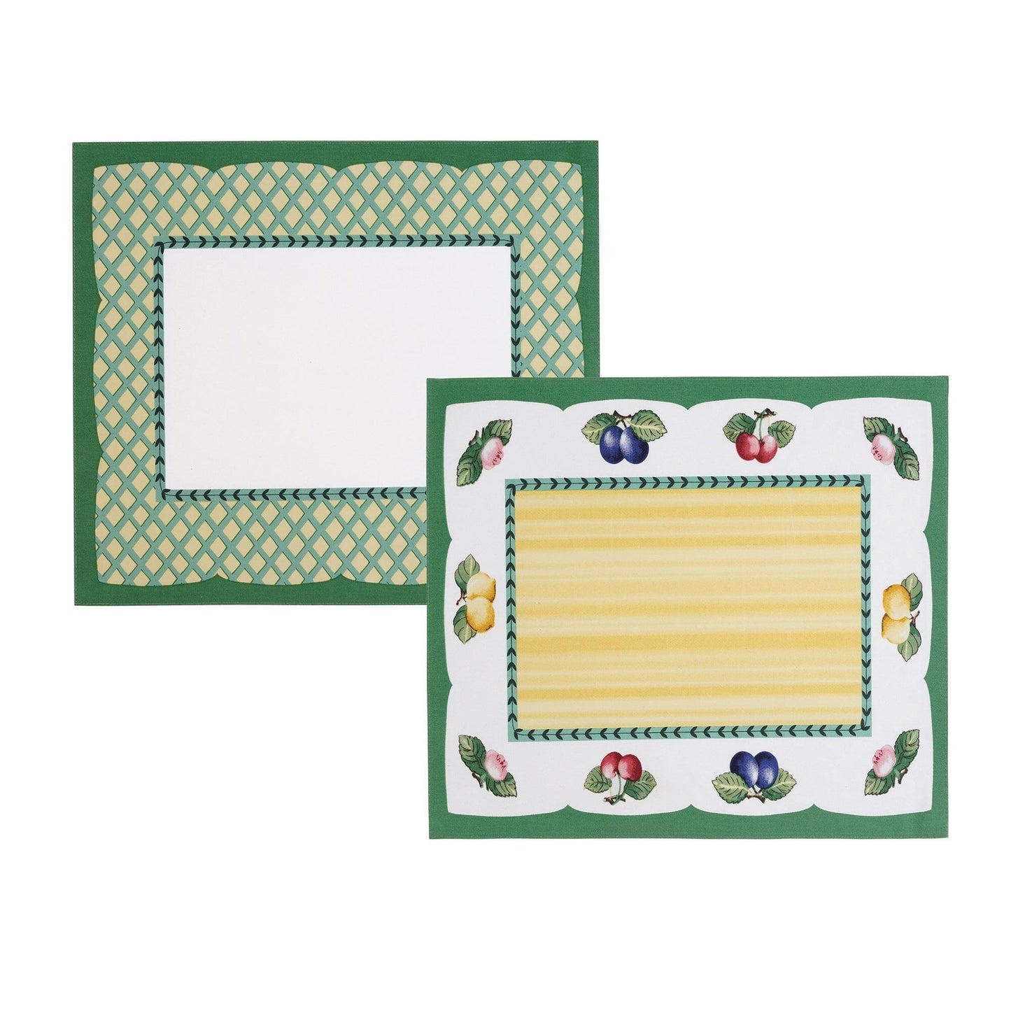 Villeroy & Boch French Garden - Manteles individuales resistentes al agua y a las manchas, juego de 4