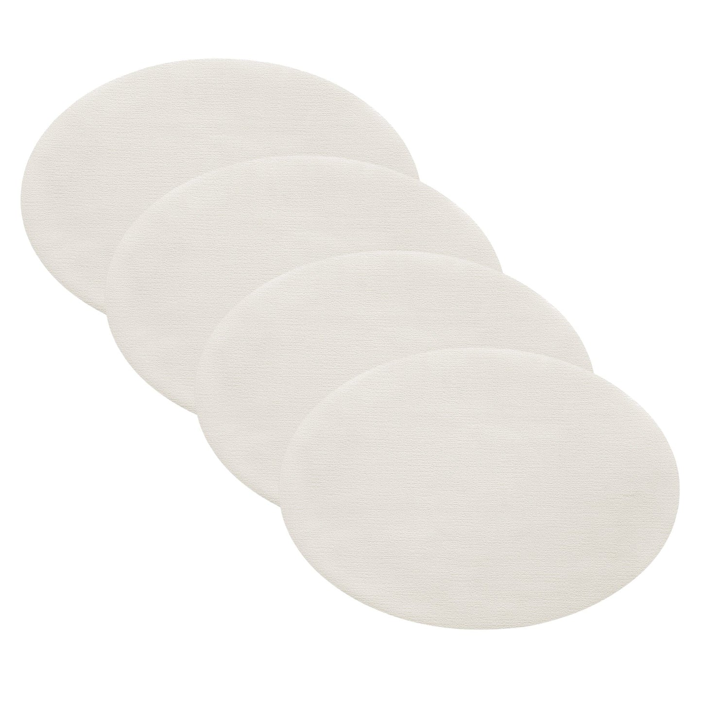 Villeroy & Boch Manufacture Rock - Manteles individuales reversibles, ovalados, de piel sintética, juego de 4