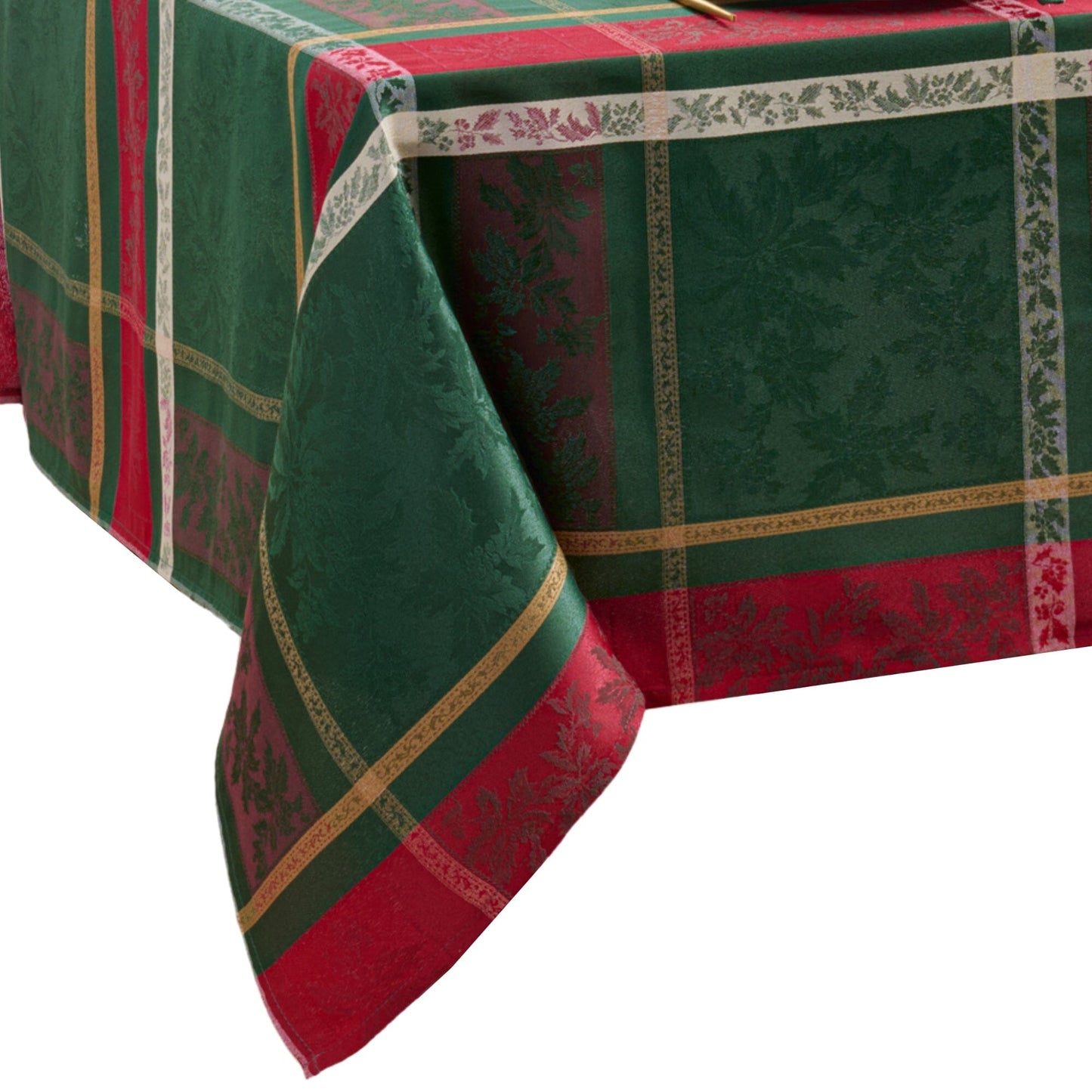 Merry and Festive Jacquard Tablecloth