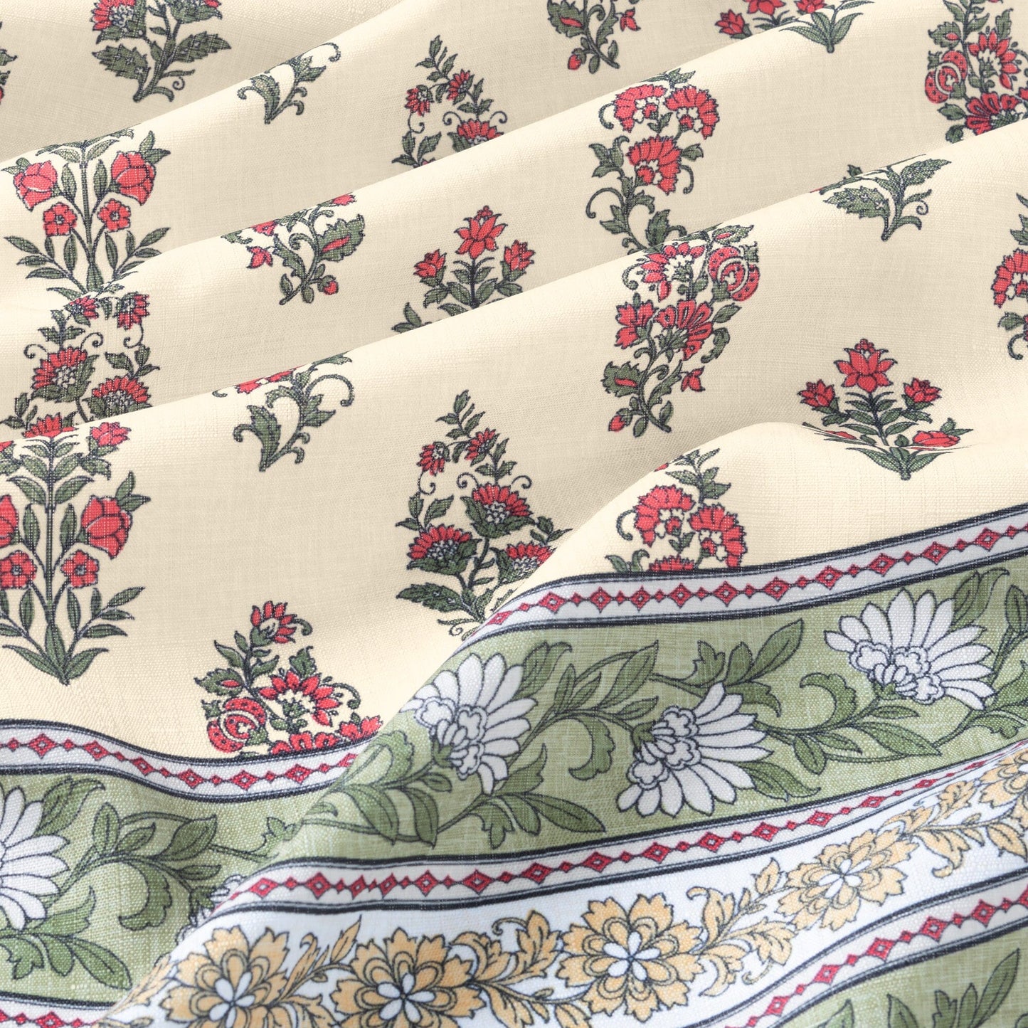 Nomad Harvest Block Print Table Runner