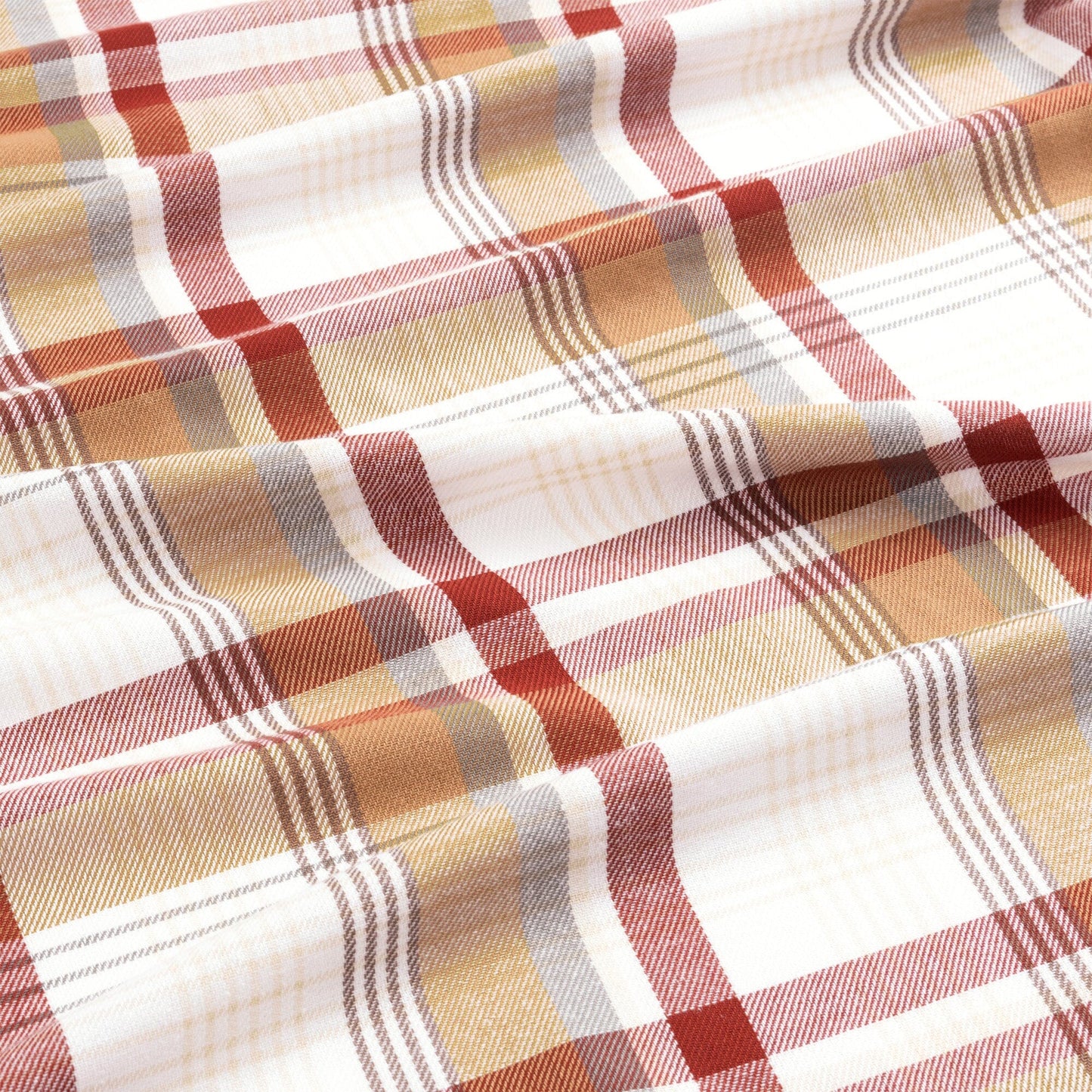 Seneca Plaid Harvest Cotton Tablecloth