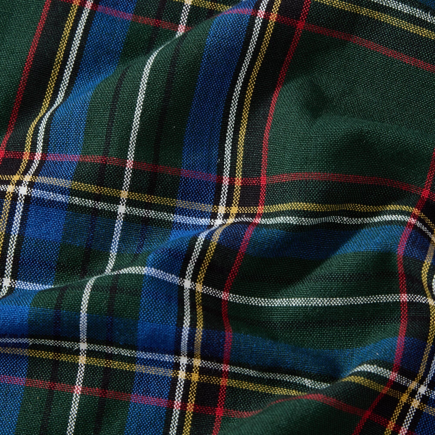 Stowe Tartan Holiday Plaid Cotton Napkins, Set of 8