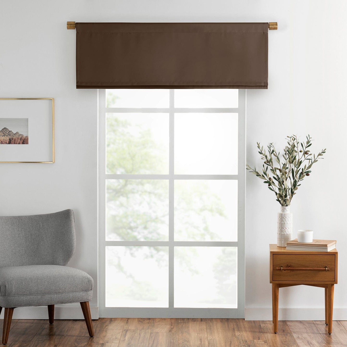 SunVeil Vanderbilt Straight Pleated Window Valance