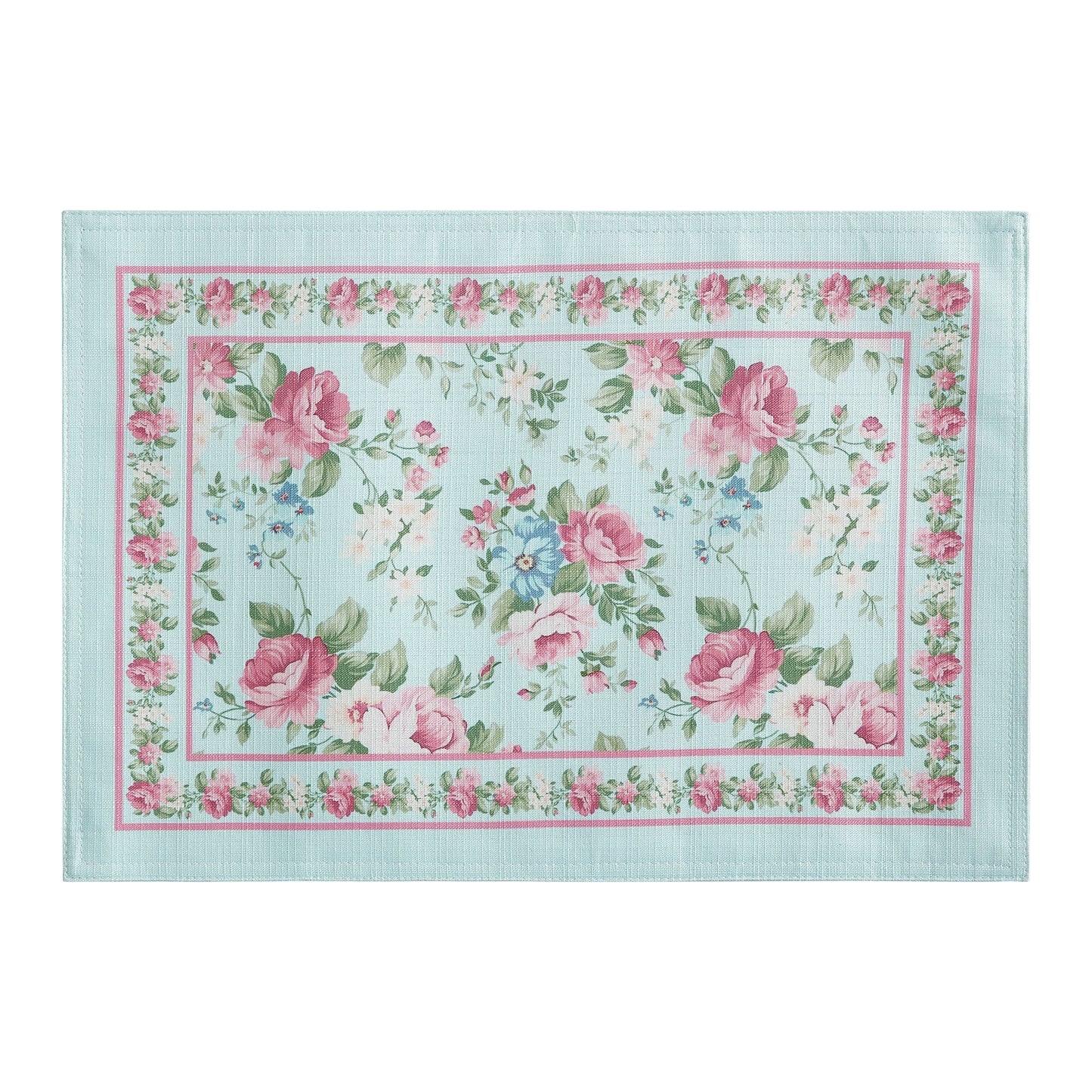 Manteles individuales de jardín florales vintage. Juego de 4