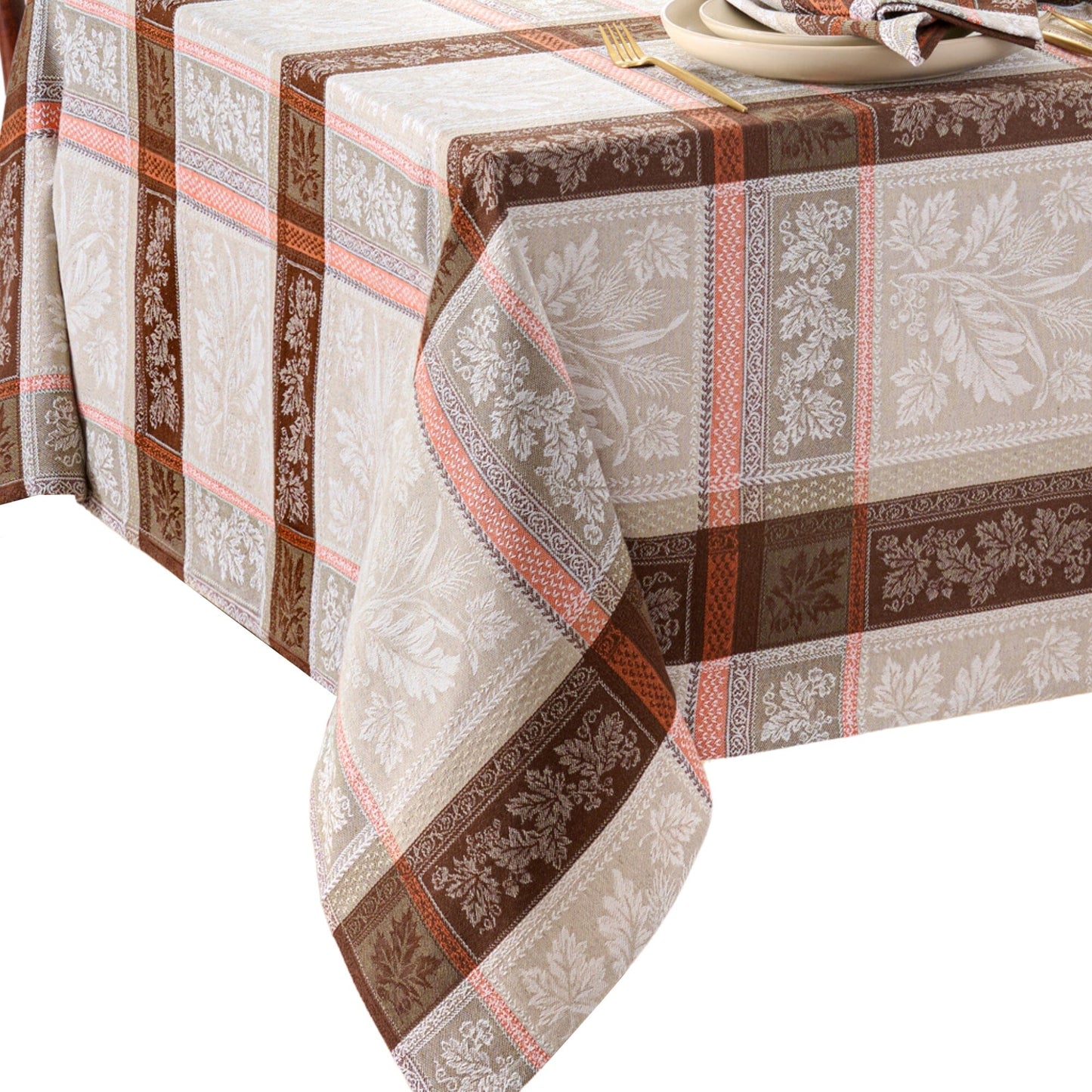 Windswept Harvest Jacquard Tablecloth