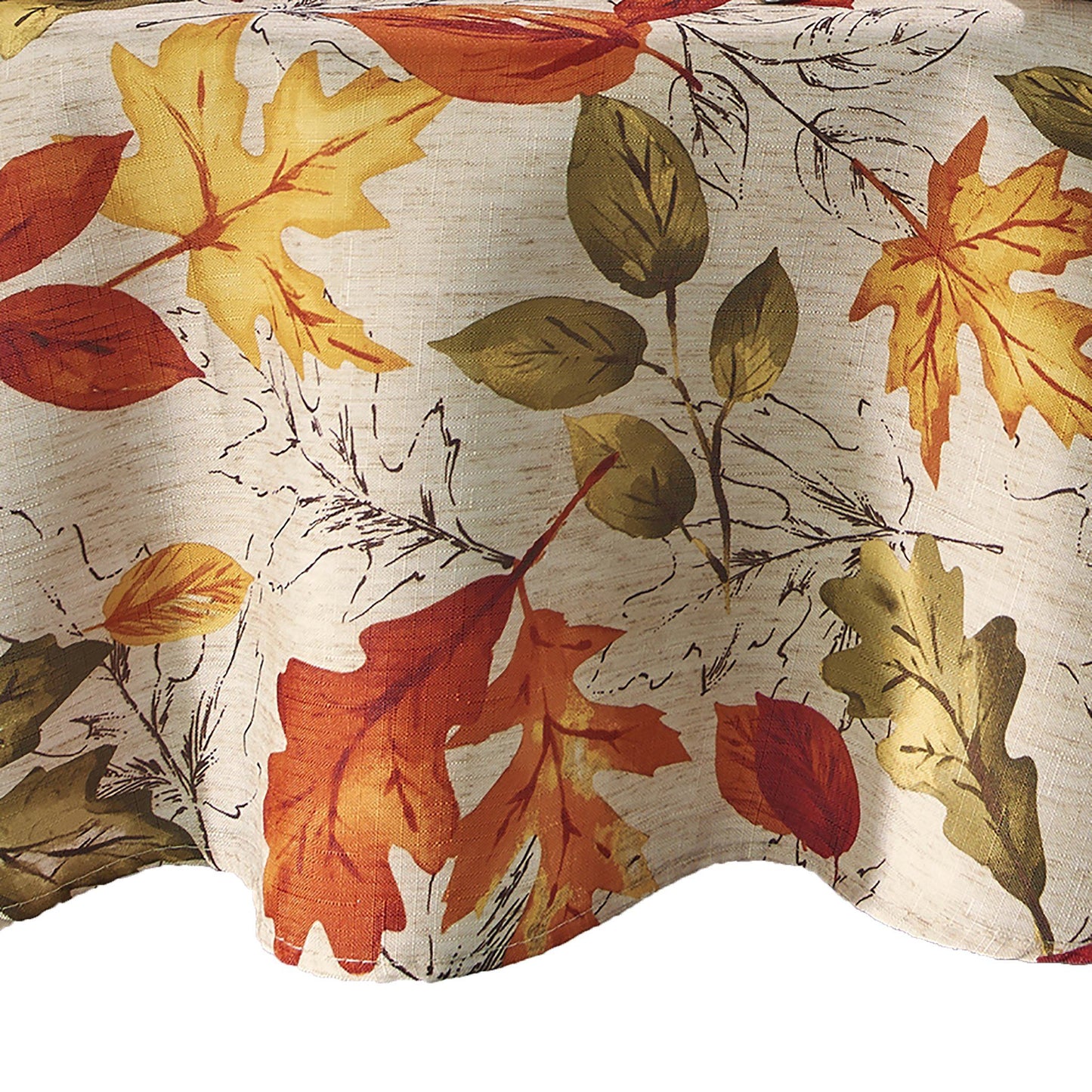 Autumn Leaves Fall Printed Tablecloth