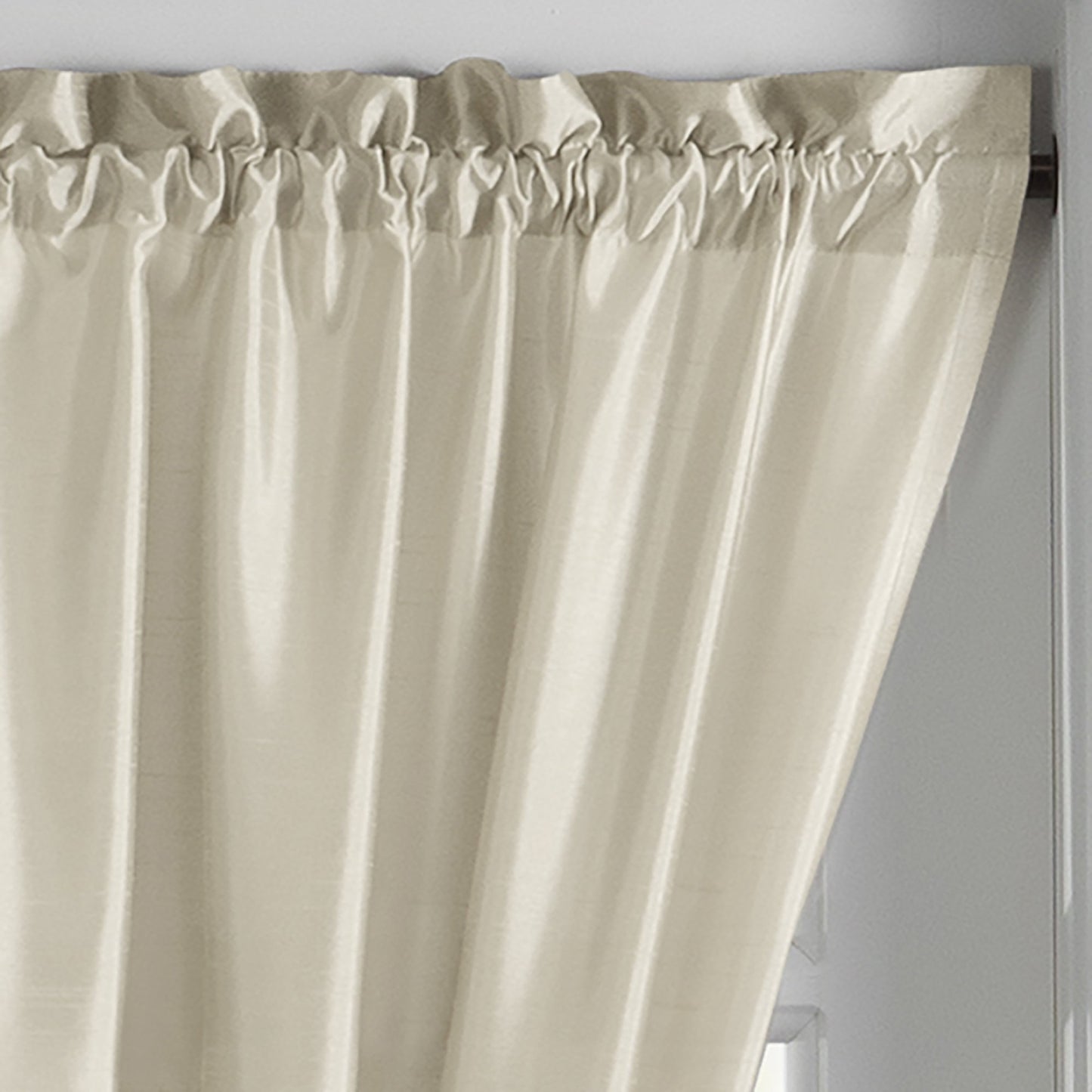 Colette Faux Silk Sidelight Door Window Panel