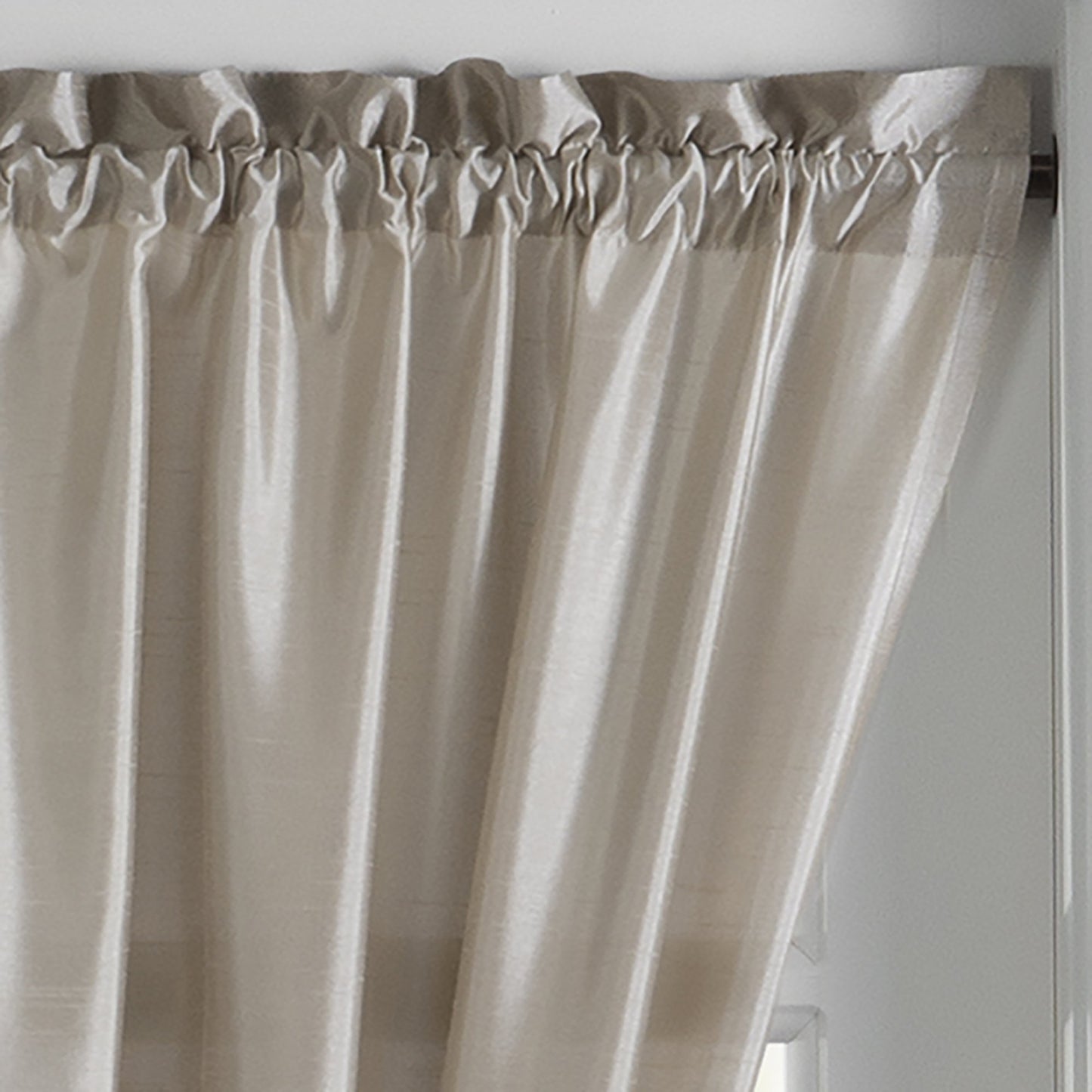 Colette Faux Silk Sidelight Door Window Panel