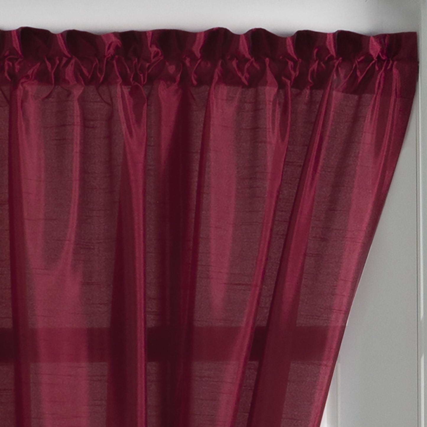 Colette Faux Silk Sidelight Door Window Panel