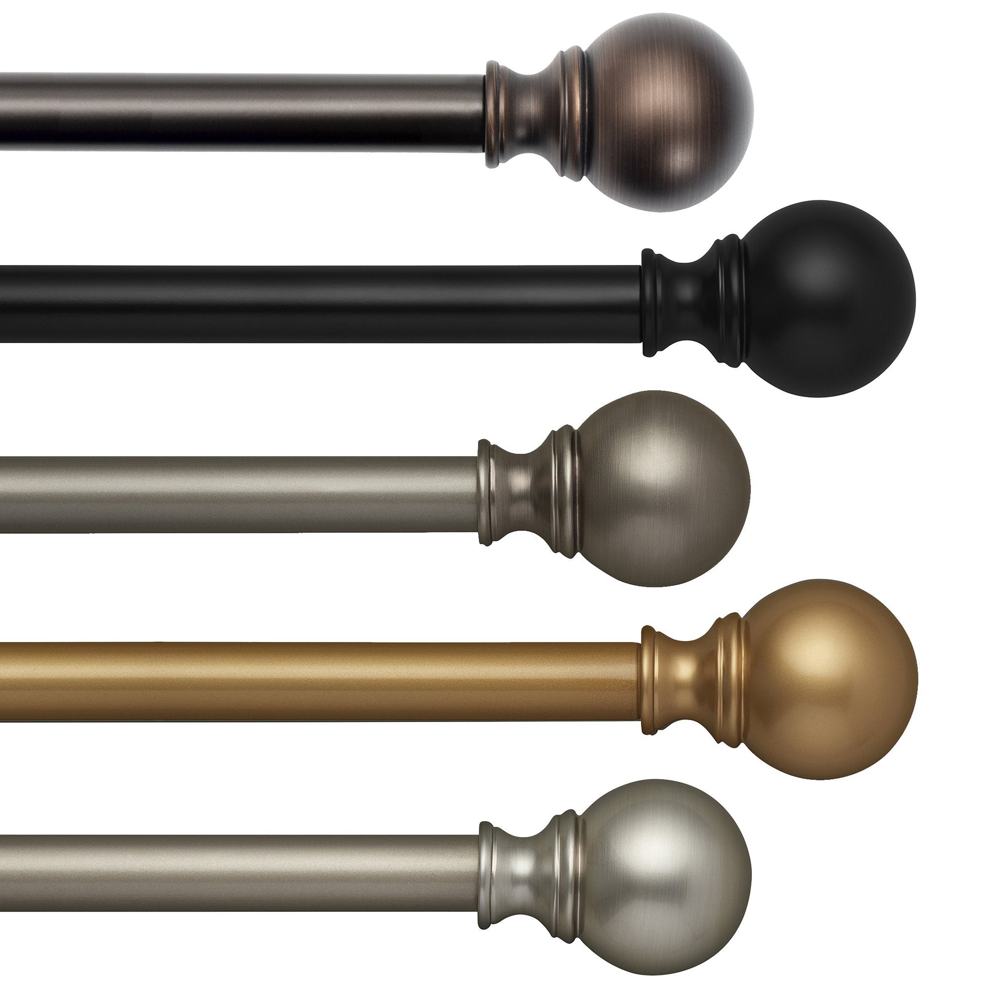 Cordelia - Barra de cortina individual para cortinas de ventana de 1.0 –  Threadmade Home, image size:2000x2000