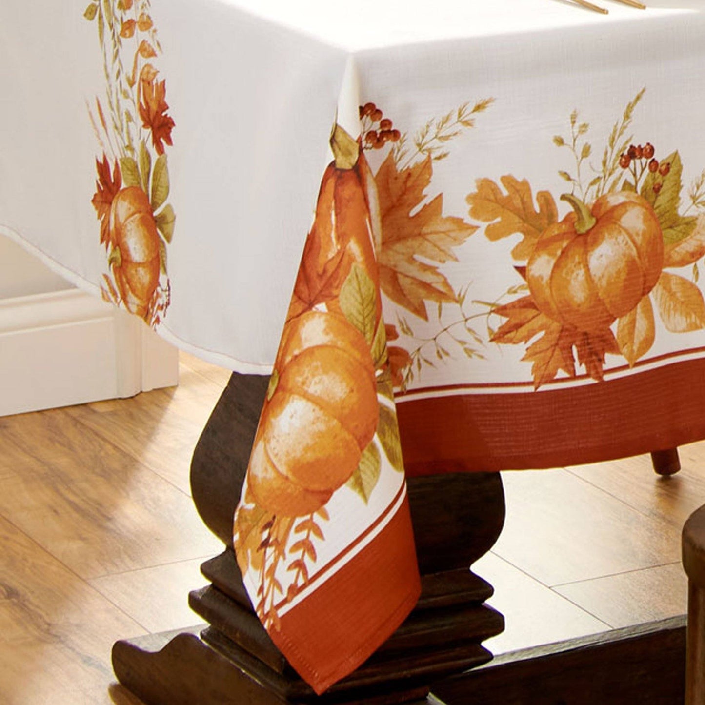 Autumn Pumpkin Grove Fall Pumpkin Harvest Thanksgiving Tablecloth