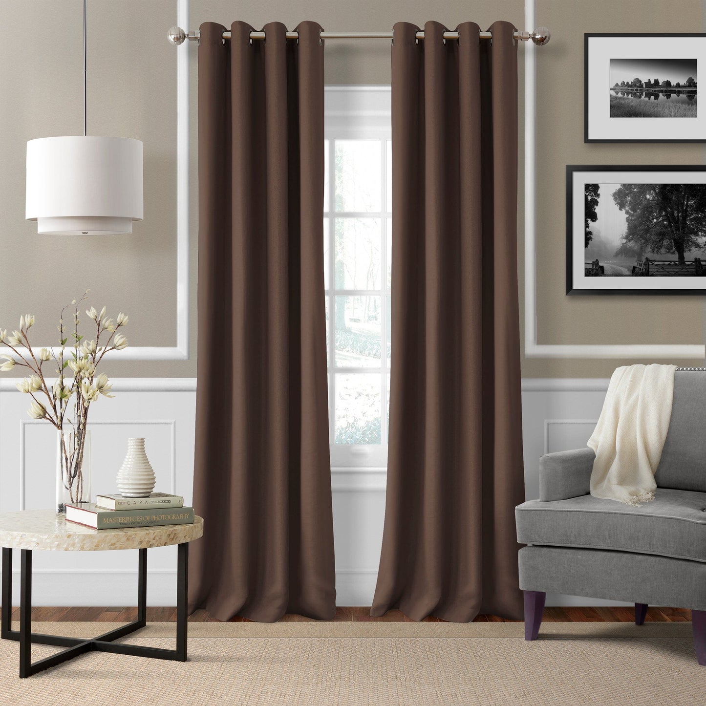 Essex Grommet-Top Window Curtain Panel Collection