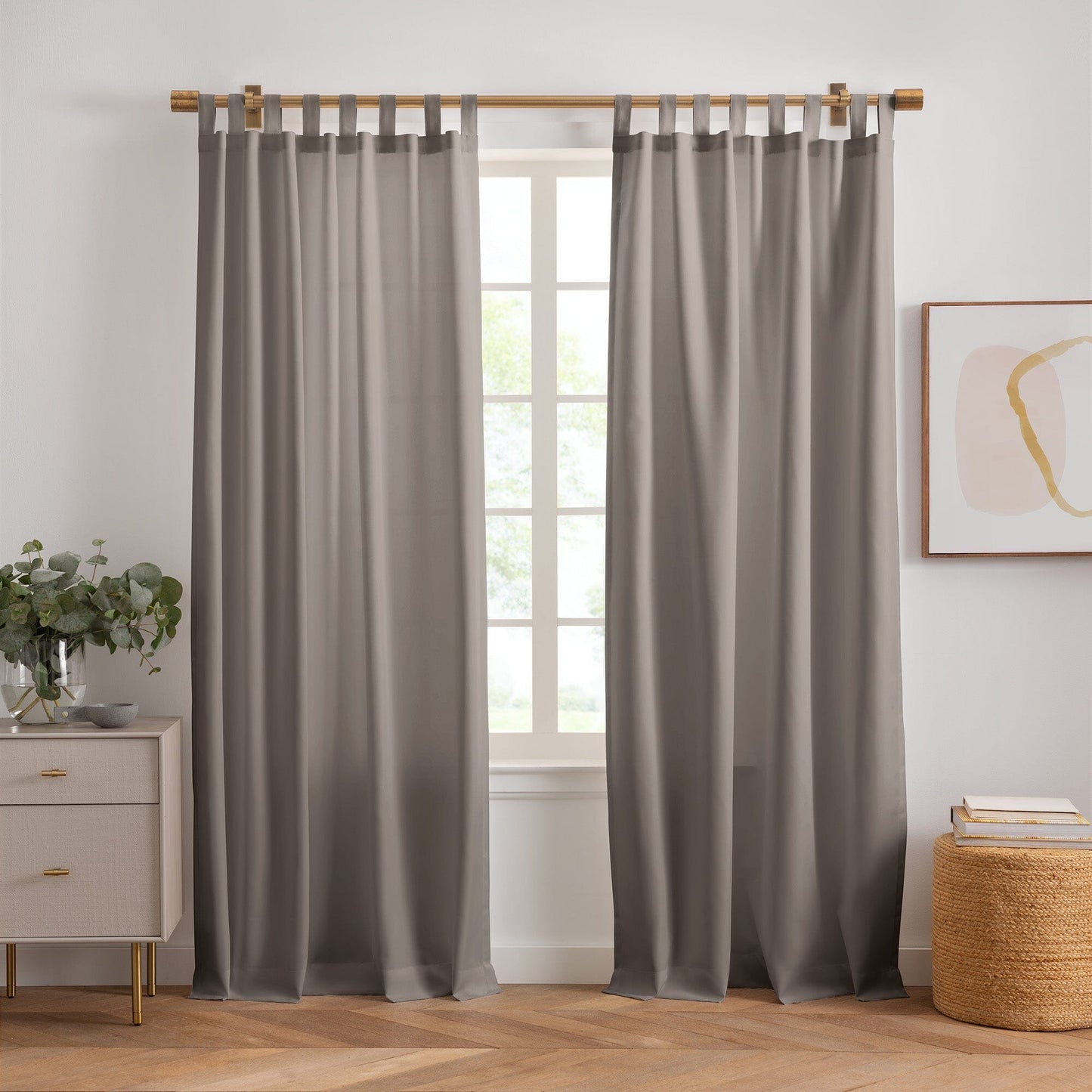Matine Tab-Top Indoor/Outdoor Window Curtain Panel