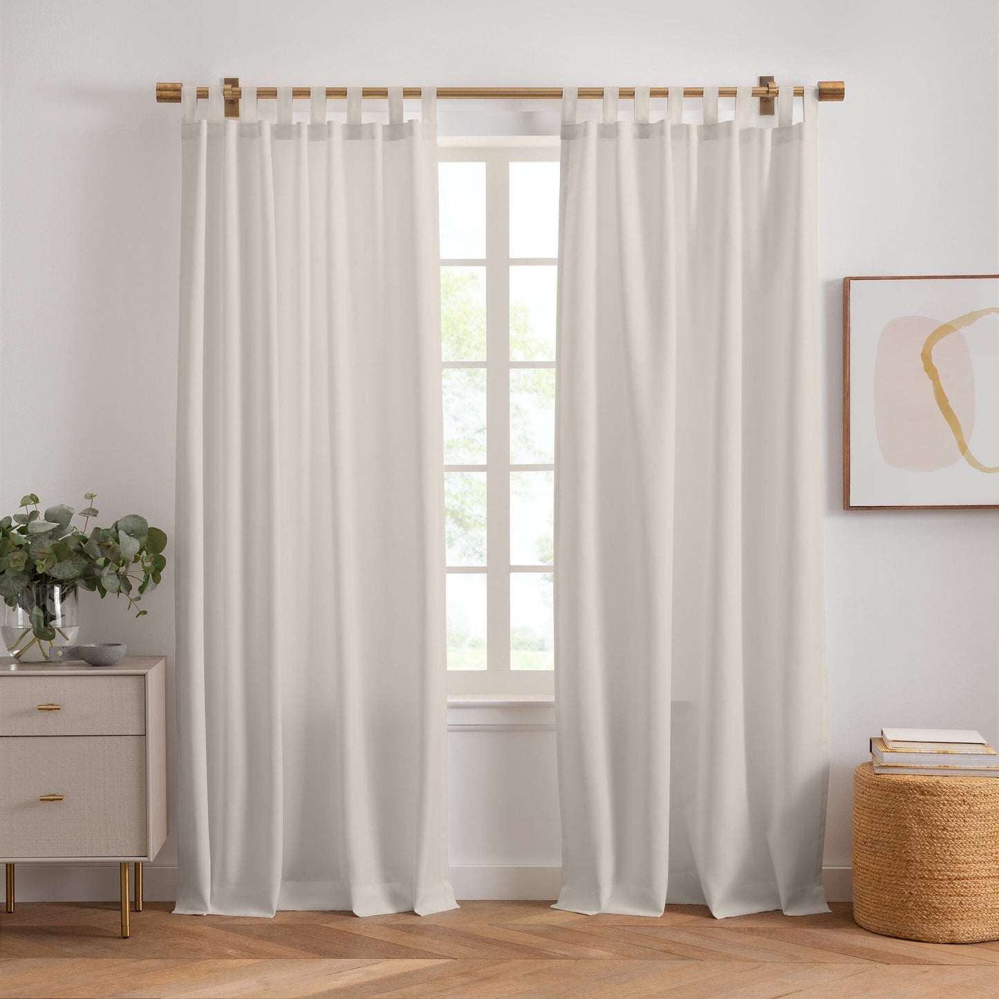 Matine Tab-Top Indoor/Outdoor Window Curtain Panel