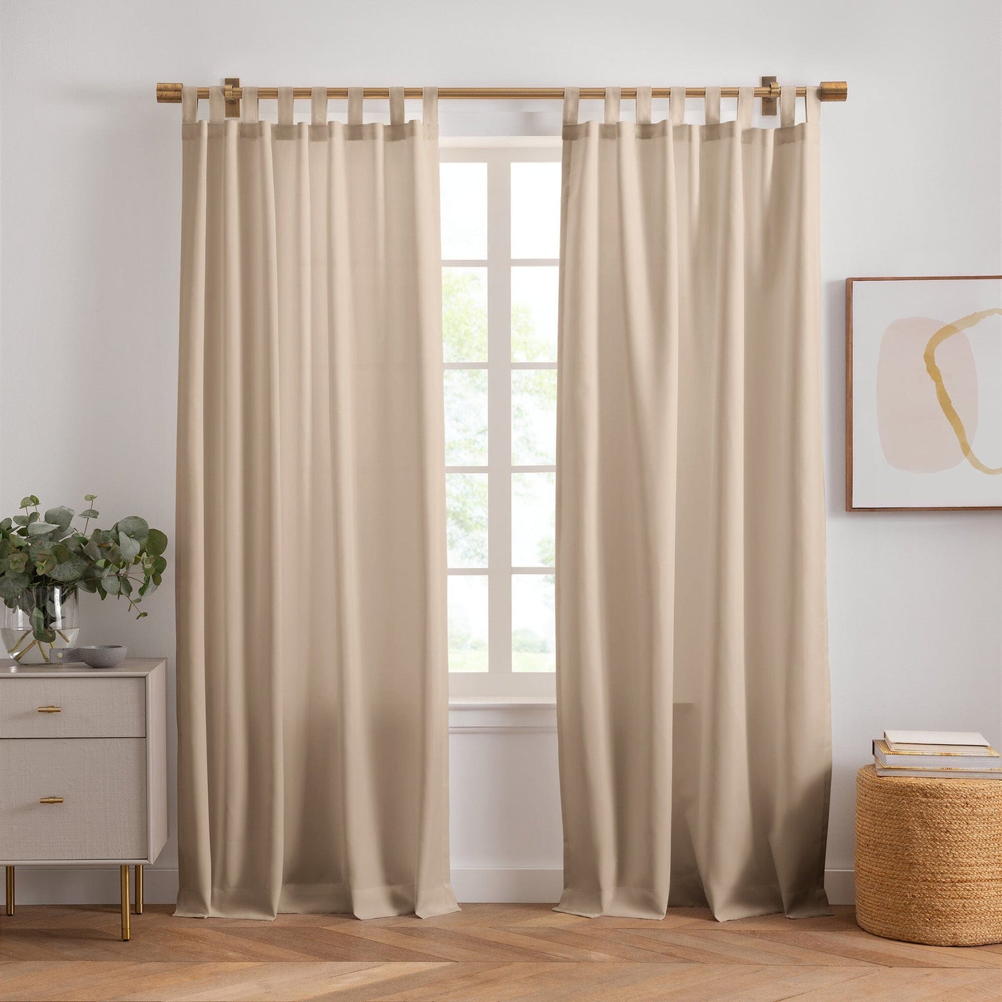 Matine Tab-Top Indoor/Outdoor Window Curtain Panel