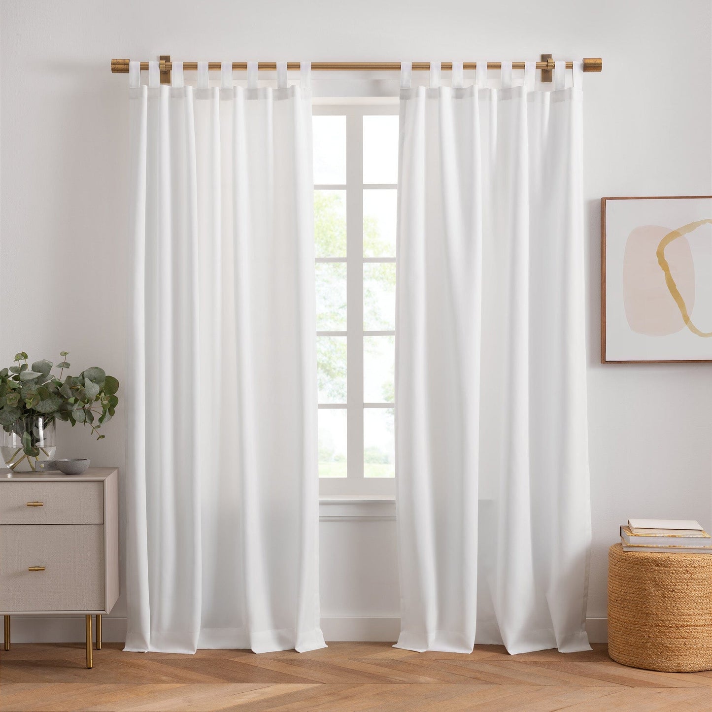 Matine Tab-Top Indoor/Outdoor Window Curtain Panel