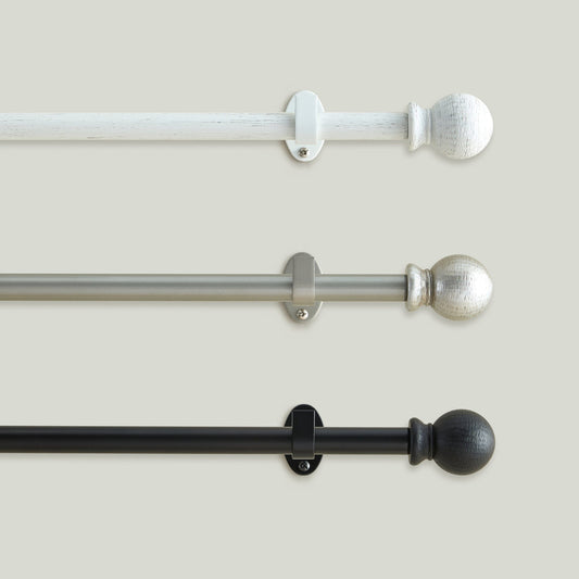Farmhouse Ball Curtain Rod