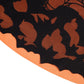 Bats & Web Lace Halloween Tablecloth with Orange Liner