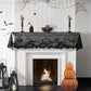 Bats & Web Lace Halloween Table Console Runner