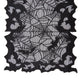 Bats & Web Lace Halloween Table Console Runner