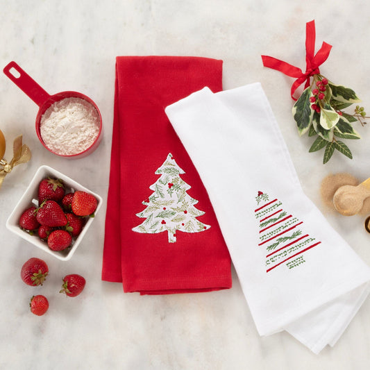 Lenox Bayberry Trees Kitchen Towels, Set of 2