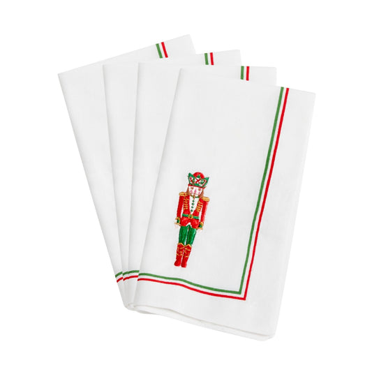 Lenox Bayberry Nutcracker Napkins, Set of 4
