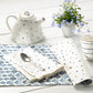 Lenox Blue Bay Diamond Dot Reversible Placemats, Set of 4