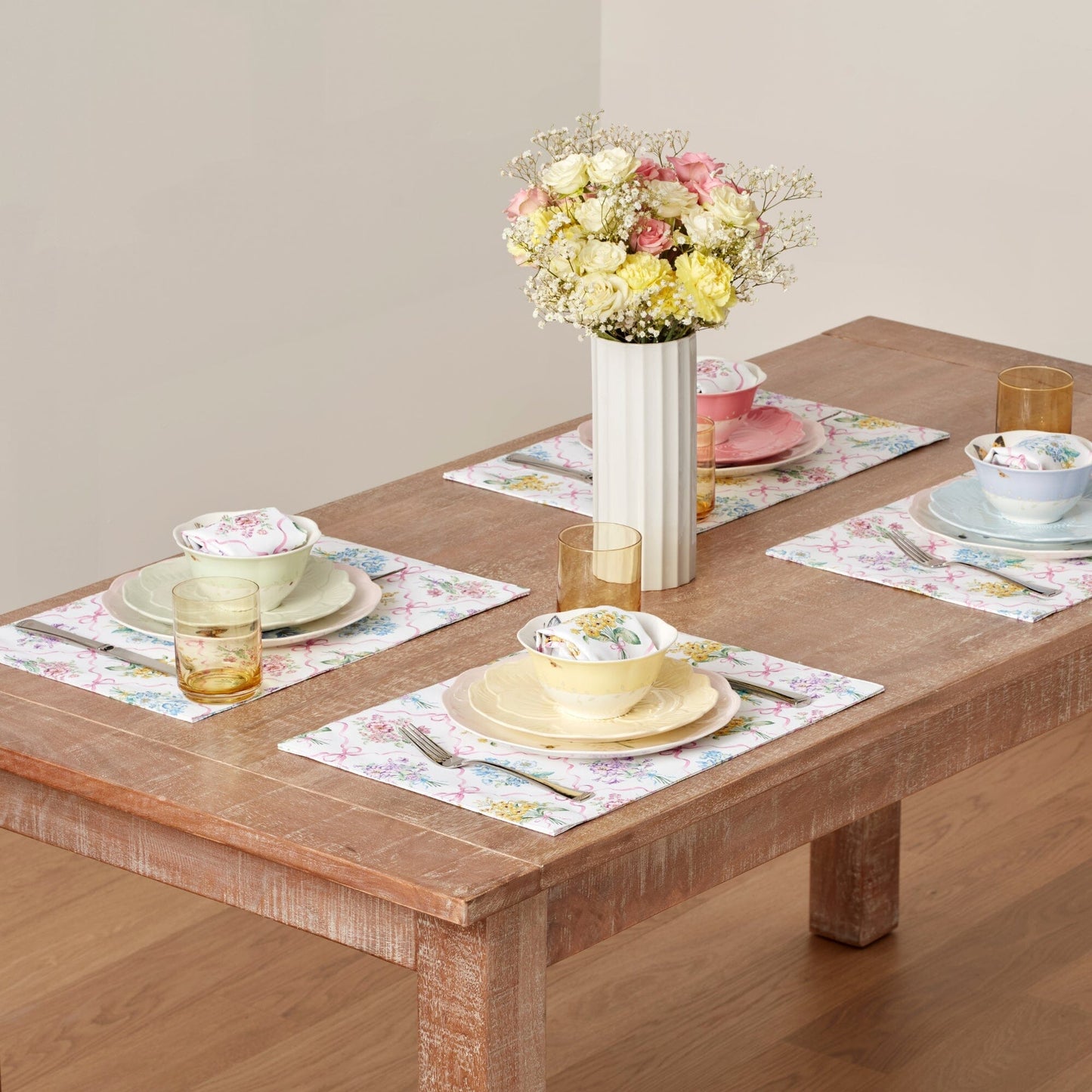 Lenox Bouquet Ribbon Placemats, Set of 4