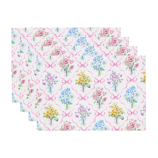 Lenox Bouquet Ribbon Placemats, Set of 4
