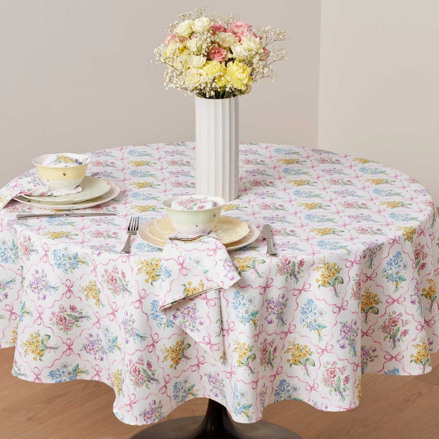 Lenox Bouquet Ribbon Tablecloth