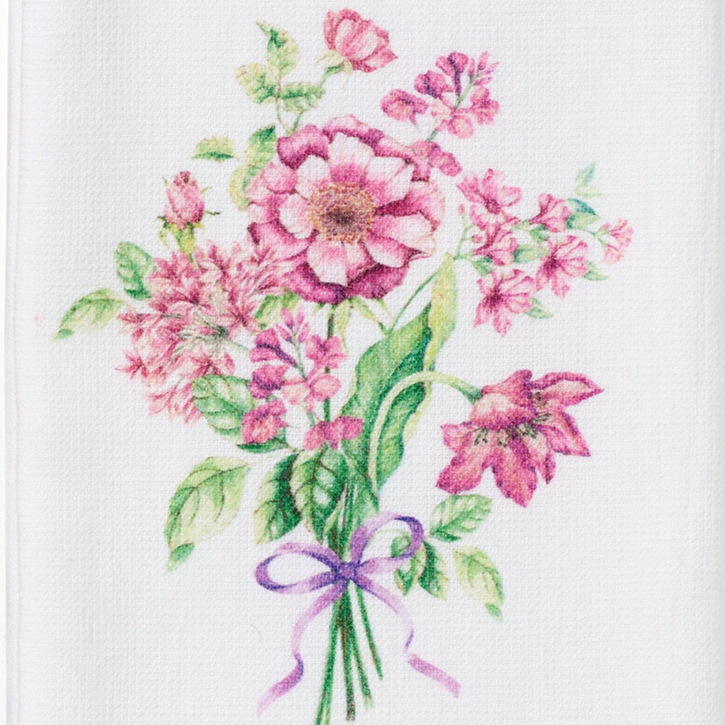 Lenox Bouquet Ribbon Kitchen Towels, Set of 2