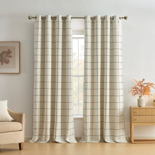 Brighton Grommet Window Curtain Panel