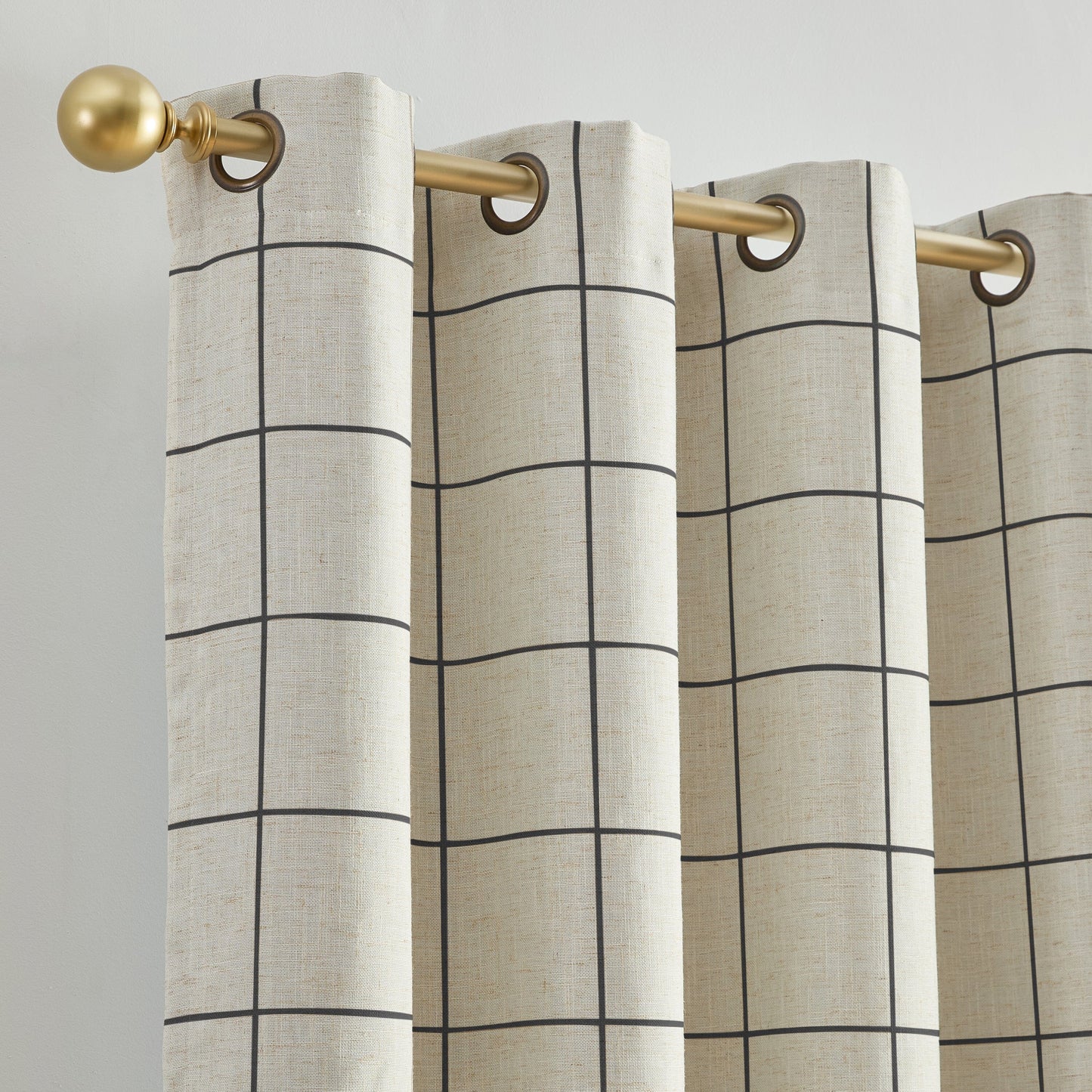 Brighton Grommet Window Curtain Panel