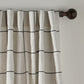 Panel de cortina opaca para ventana Brighton Windowpane a cuadros