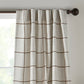 Panel de cortina opaca para ventana Brighton Windowpane a cuadros