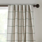 Panel de cortina opaca para ventana Brighton Windowpane a cuadros