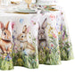 Bunny Blossom Easter Tablecloth