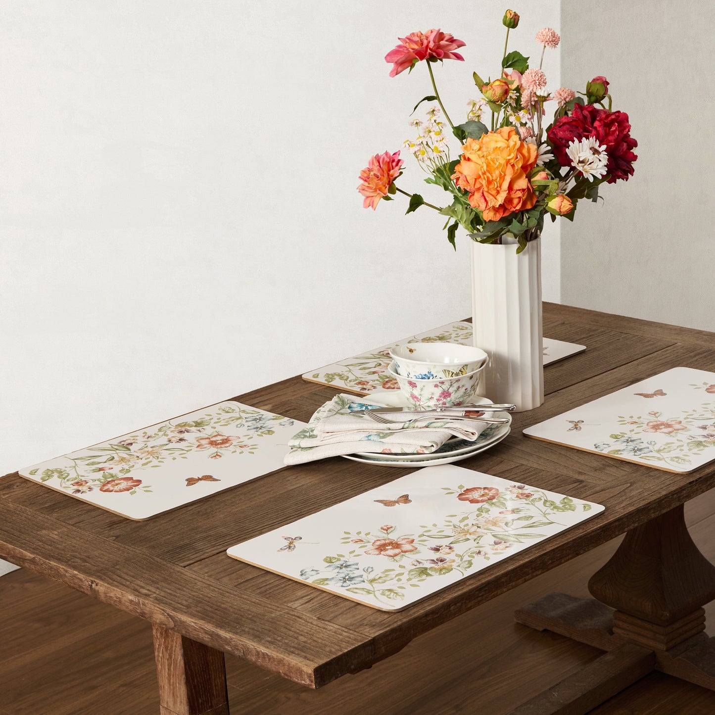 Lenox Butterfly Meadow Fall Cork Placemats, Set of 4