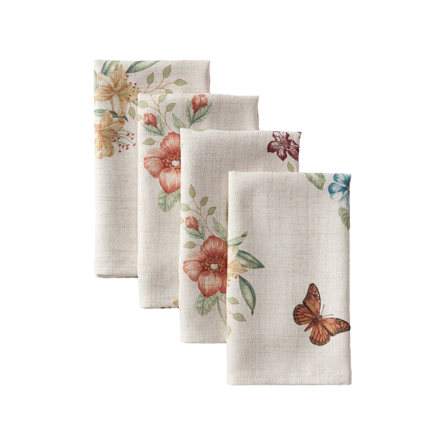 Lenox Butterfly Meadow Fall Napkins, Set of 4