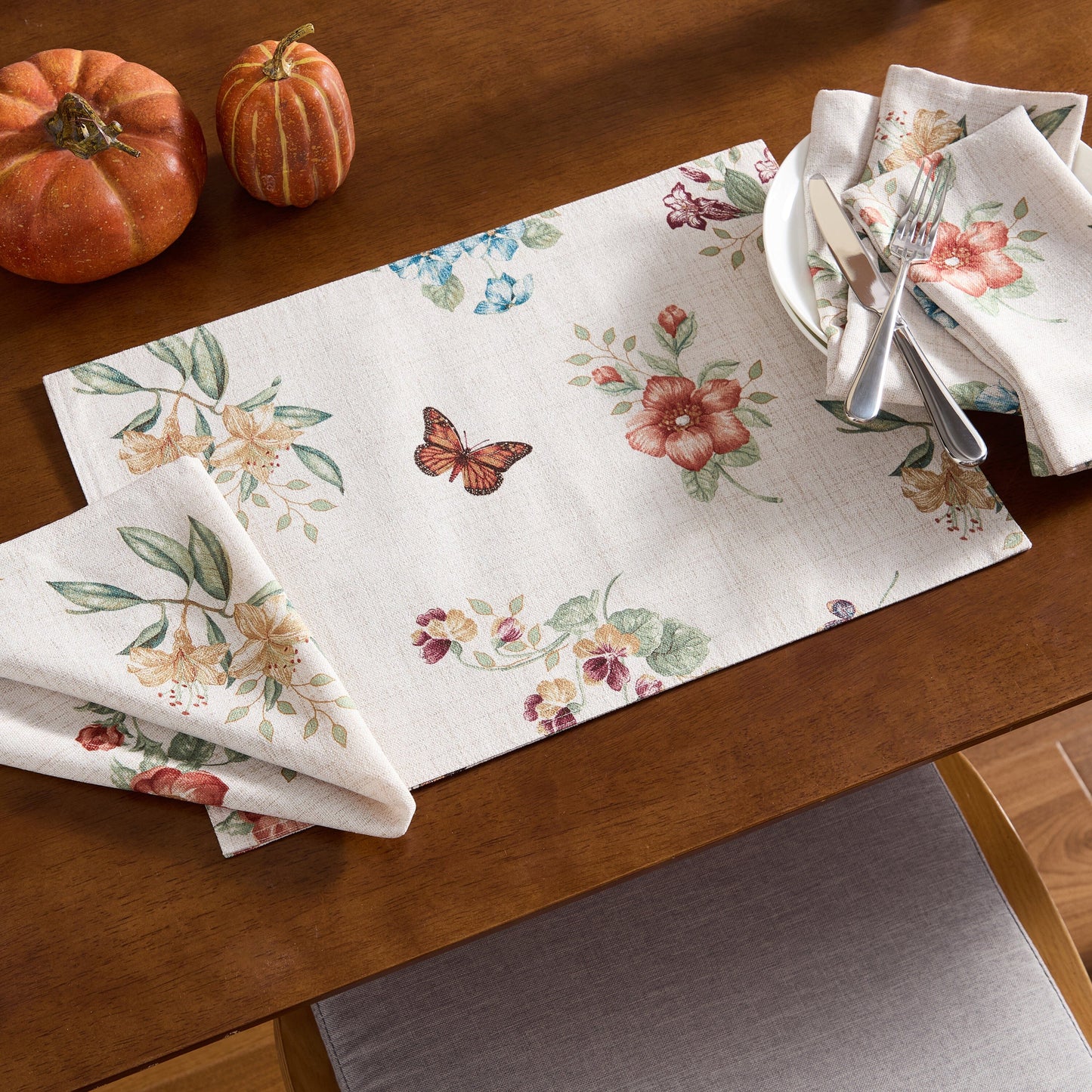 Lenox Butterfly Meadow Fall Placemats, Set of 4