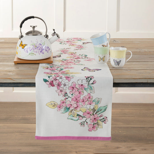 Lenox Butterfly Meadow Floral Runner