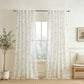 Lenox Butterfly Meadow Toile Printed Window Curtain