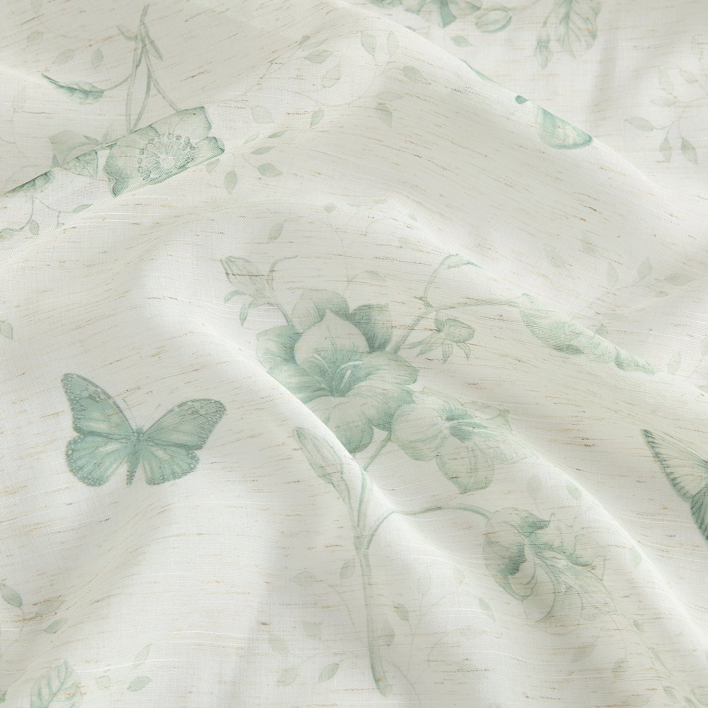 Lenox Butterfly Meadow Toile Printed Window Curtain