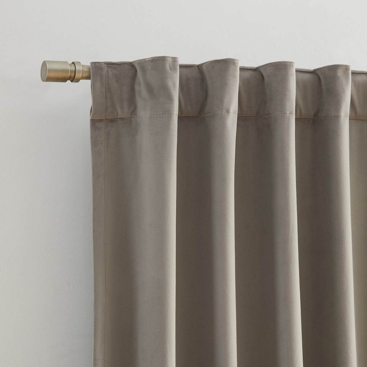 Camille Velvet Curtain Panel, Set of 2