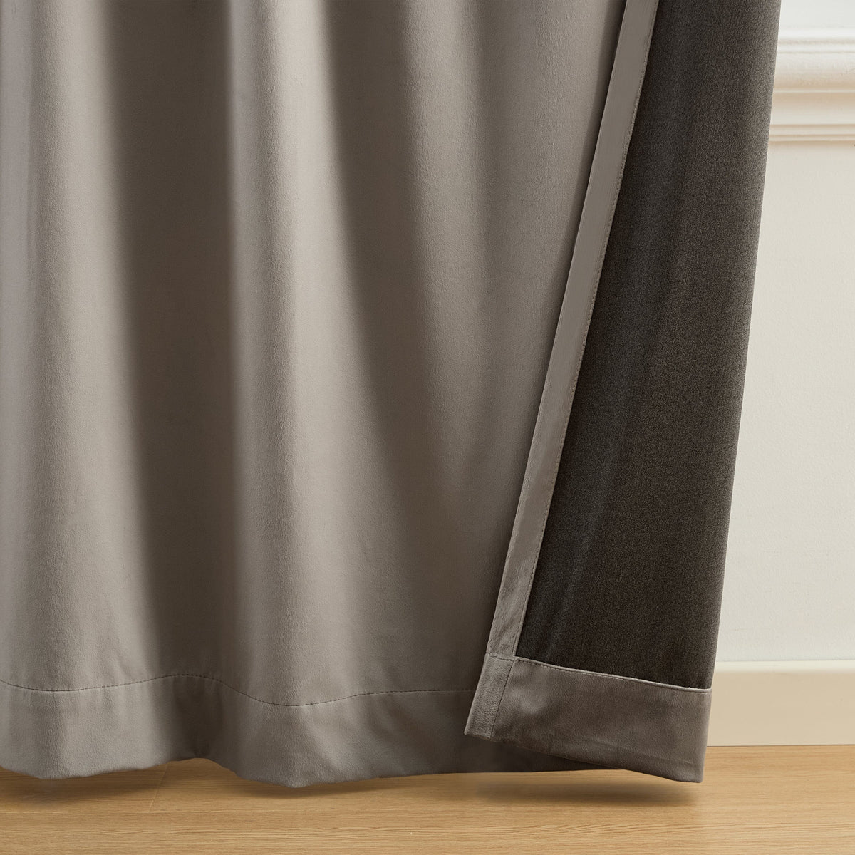 Camille Velvet Curtain Panel, Set of 2